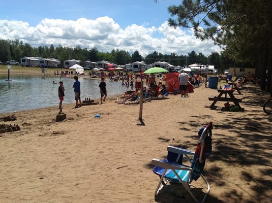 Camping Plage Des Sables Inc Princeville Qc